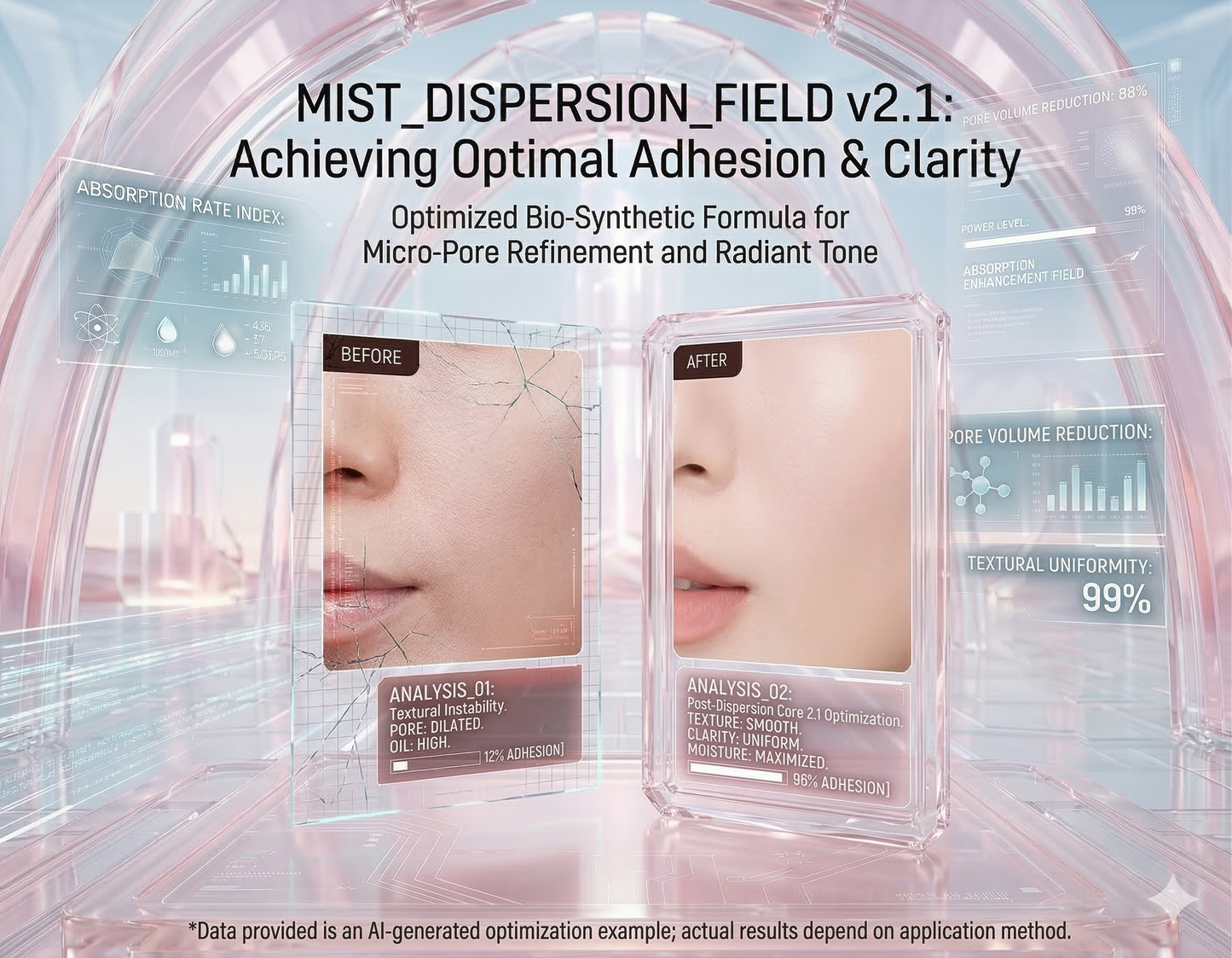 Glow-Boosting Face Base Mist - Instant Hydration Makeup Primer Spray - Korean Formula Moisturizing Essence for Radiant Complexion