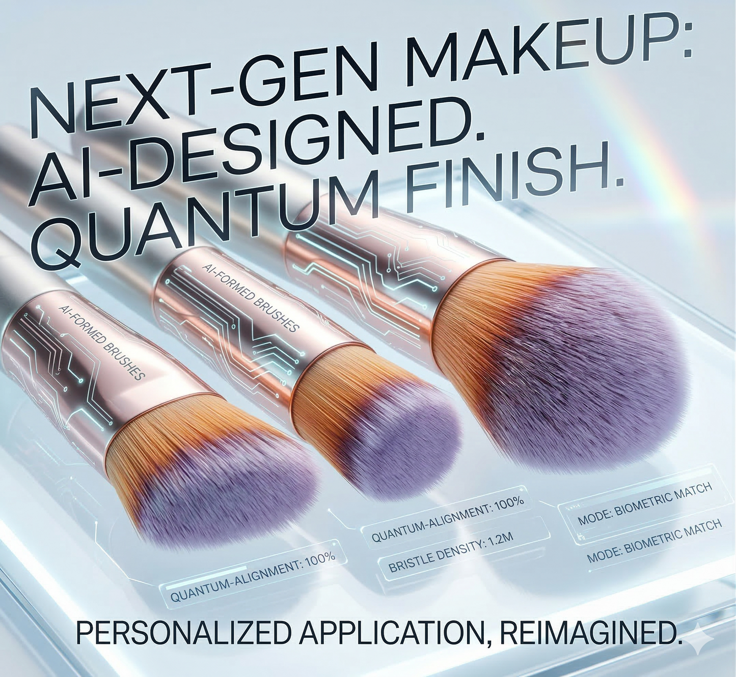 Luxury 14-Piece Synthetic Makeup Brush Kit - Seamless Blending for Foundation, Concealer & Eye Makeup