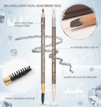 Smudge-Proof Waterproof Eyebrow Pen - Professional Microblading Effect Tattoo Tint for Perfectly Defined Brows